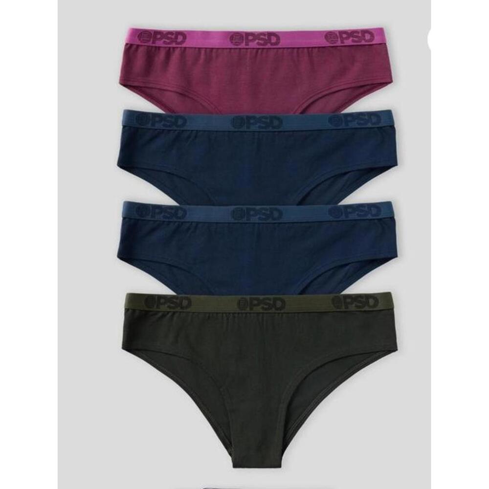 PSD Women's Cheeky Underwear 4-Pack - Multi Color